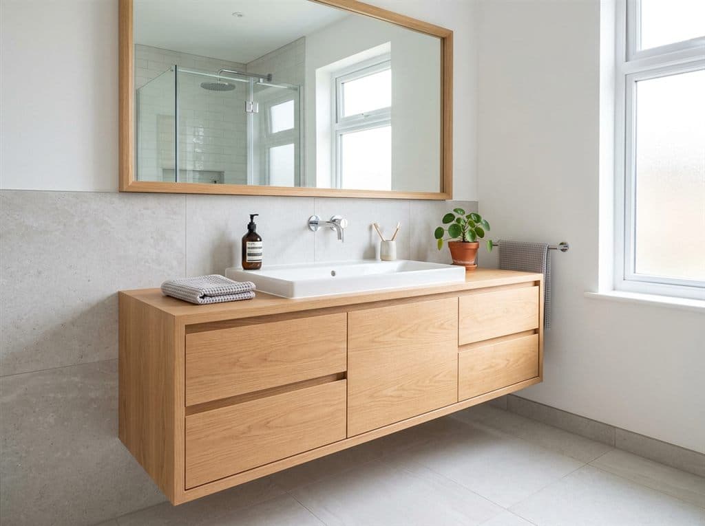Muebles de cocina y baño de madera a medida en Ferrolterra