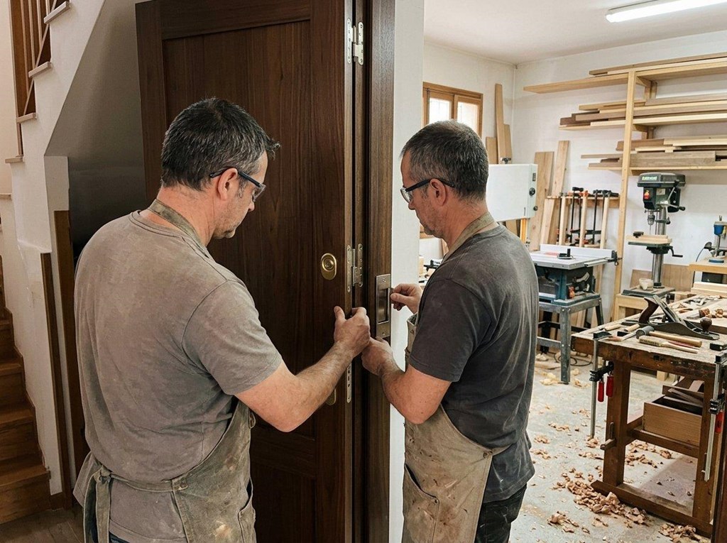 Foto 1 Puertas de entrada de madera en Narón hechas a la medida de tu hueco